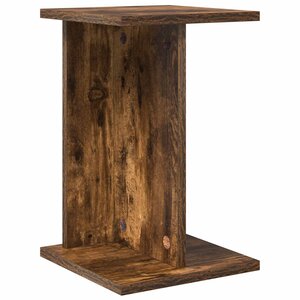 vidaXL Support de Plante Chêne fumé 25 x 25 5 x 40 5 cm