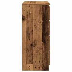 vidaXL Buffet avec tiroirs vieux bois 71x35x84 cm bois d'ingénierie