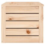 vidaXL Boîte de rangement 89x36 5x33 cm Bois massif de pin