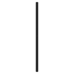 vidaXL Tête de lit métal noir 90 cm