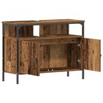Cabinet de miroir de salle de bain vidaXL en bois vieux 60x16x60 cm en bois reconstitué