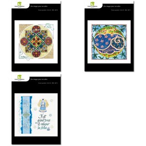 Lot de 3 cartes - enluminures anne friant