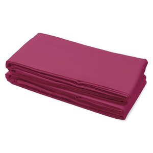 Drap Plat 100 coton 180 x 290 cm - 1 personne - Fuchsia