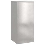 vidaXL Supports pour plantes 3 Pièces Argent 24 x 24 x 75 cm