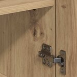 vidaXL Buffet chêne artisanal 79 x 38 x 80 cm Bois d'ingénierie