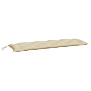 vidaXL Coussin de banc de jardin beige 150x50x7 cm tissu oxford
