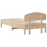vidaXL Cadre de lit sans matelas 90x200 cm bois de pin massif