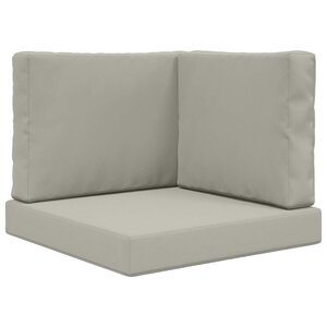 vidaXL Coussin de canapé d'extérieur Polyester Gris 60 x 60 cm