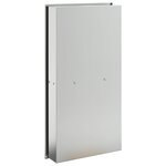 vidaXL Niche de douche argenté brossé 32x62x9 cm acier inoxydable