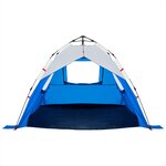 vidaXL Tente de plage 3 personnes libération rapide imperméable