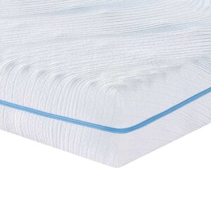 vidaXL Matelas Blanc 90 x 200 cm Tissu jacquard