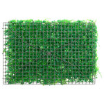  vidaXL Clôture feuilles de fougère artificielles 6 Pièces vert 40x60 cm