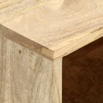 vidaXL Table basse 90x50x40 cm Bois de manguier massif