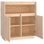 vidaXL Buffet 70x34x80 cm Bois massif de pin