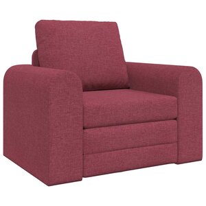 vidaXL Canapé-Lit Bordeaux 98 x 71 x 83 cm tissu