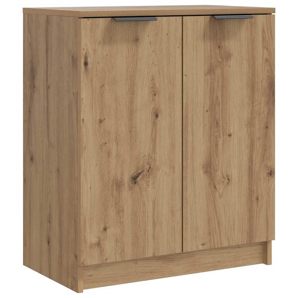 vidaXL Armoire à chaussures chêne artisanal bois d'ingénierie