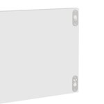 vidaXL Étagères murales 2 Pièces Blanc 80x11 5x18 cm bois d'ingénierie