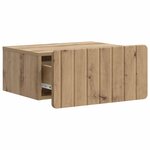 vidaXL Cabinet de chevet mural Chêne artisanal 49 x 34 5 x 24 cm