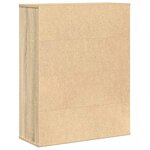 vidaXL Bibliothèque chêne sonoma 60x24x76 5 cm bois d'ingénierie