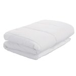 Couette légère en microfibre 240 x 260 cm - Blanc