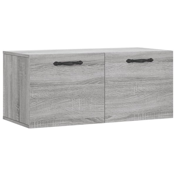 vidaXL Armoire murale sonoma gris 80x36 5x35 cm bois d'ingénierie