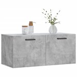 vidaXL Armoire murale gris béton 80x36 5x35 cm bois d'ingénierie