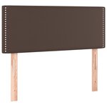 vidaXL Tête de lit Marron 100x5x78/88 cm Similicuir