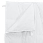 vidaXL Duvet 2-en-1 Blanc 140 x 220 cm Plume
