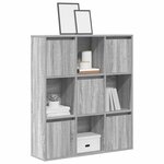 vidaXL Bibliothèque sonoma gris 89x24x101 5 cm bois d'ingénierie