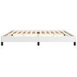 vidaXL Cadre de lit Blanc 200x200 cm Similicuir