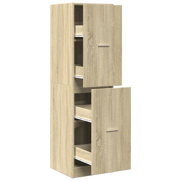 vidaXL Armoire d'apothicaire chêne sonoma bois d'ingénierie