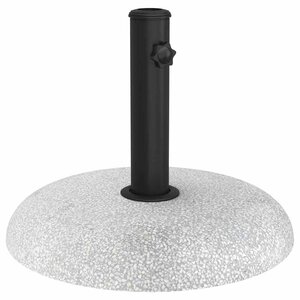 vidaXL Pied de parasol Gris clair Ø 45 x 33 cm Béton