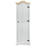 vidaXL Armoires Blanc 55 x 52 x 170 cm Pin massif