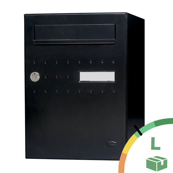 Boite à colis Eclipse 1 porte noir mat RAL 9005 M