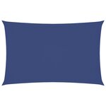 vidaXL Voile de parasol tissu oxford rectangulaire 2 5x5 m bleu
