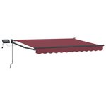 vidaXL Store rétractable manuel avec LEDs 3 5 x 2 5 m