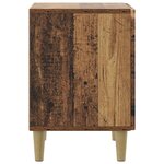 vidaXL Cabinet de chevet 2 Pièces Bois ancien 43 x 34 5 x 50 cm