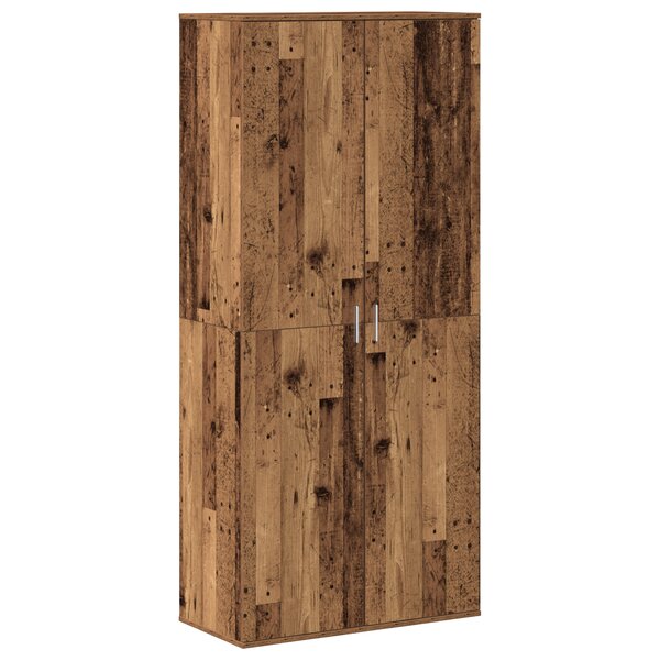 vidaXL Highboard Bois Vieilli 80x39x178 cm