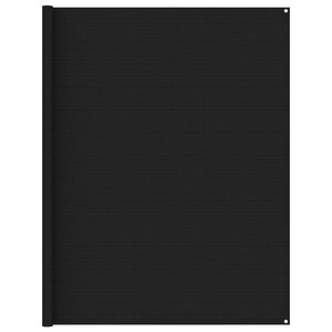 vidaXL Tapis de tente 250x550 cm Noir