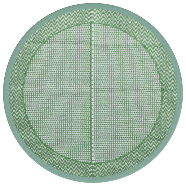 vidaXL Tapis d'extérieur vert Ø160 cm PP