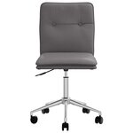 vidaXL Chaises à manger lot de 6 gris similicuir