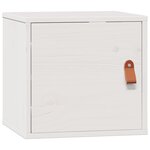 vidaXL Armoire murale Blanc 31 5x30x30 cm Bois de pin massif