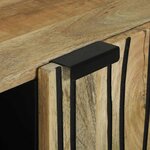 vidaXL Buffet Marron 90 x 33 x 75 cm bois de manguier massif