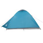 vidaXL Tente de camping à dôme 3 personnes bleu imperméable