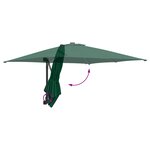 vidaXL Parasol de jardin Vert 248 5 x 247 5 x 160 cm