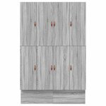 vidaXL Cadre de lit avec rangement avec tiroir Gris Sonoma 150 cm