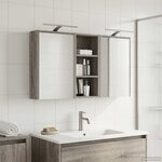 vidaXL Ensemble de Meubles de Salle de Bain 3 Pièces 116 x 16 x 62 5 cm