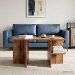vidaXL Table basse Bois ancien 87 x 50 x 45 cm Bois d’ingénierie