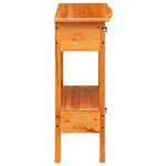 vidaXL Table console avec tiroir Naturel 50 5 x 30 x 75 5 cm