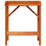 Table de rempotage vidaXL Acacia 75x40x90 cm en bois massif de pin